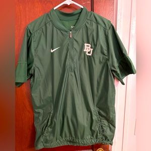 Baylor Nike Green Pullover, short sleeve - Size M